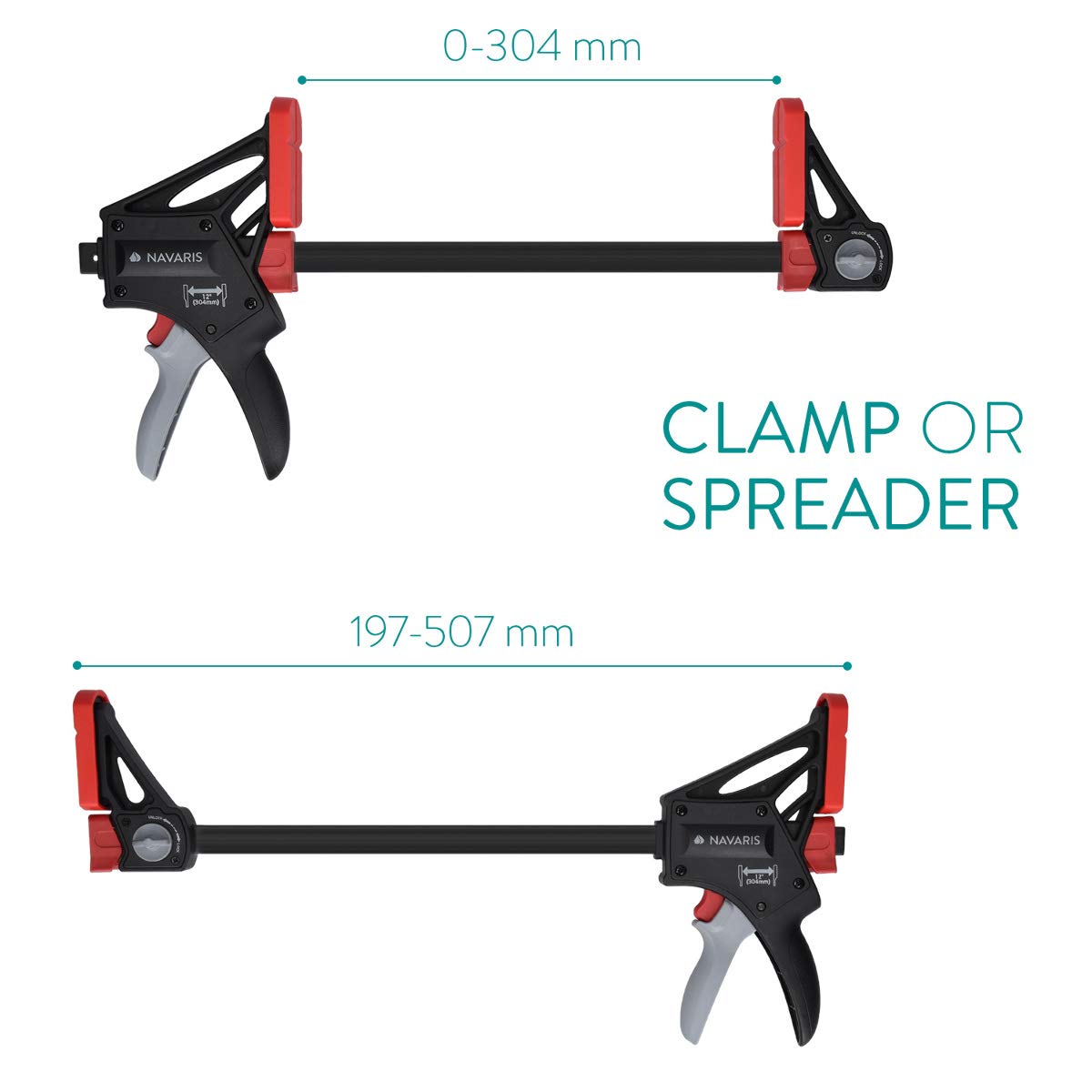 navaris-einhandzwinge-30cm-schraubzwinge-mit-180kg-spannkraft image 4