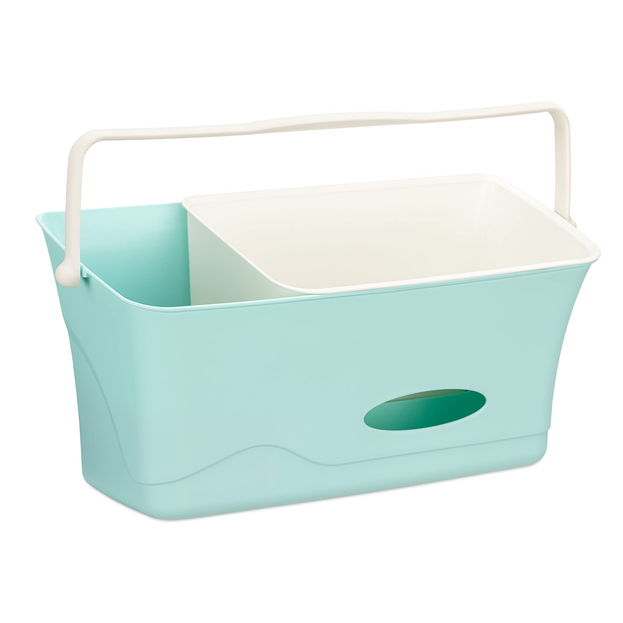navaris-children-wickeltisch-organizer-mintgr-n-einh-ngbar image 1