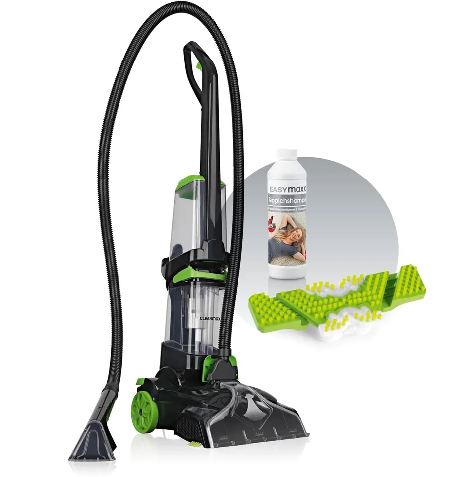cleanmaxx-teppich-polsterreiniger-aquastream-plus-gr-n-800w image 1