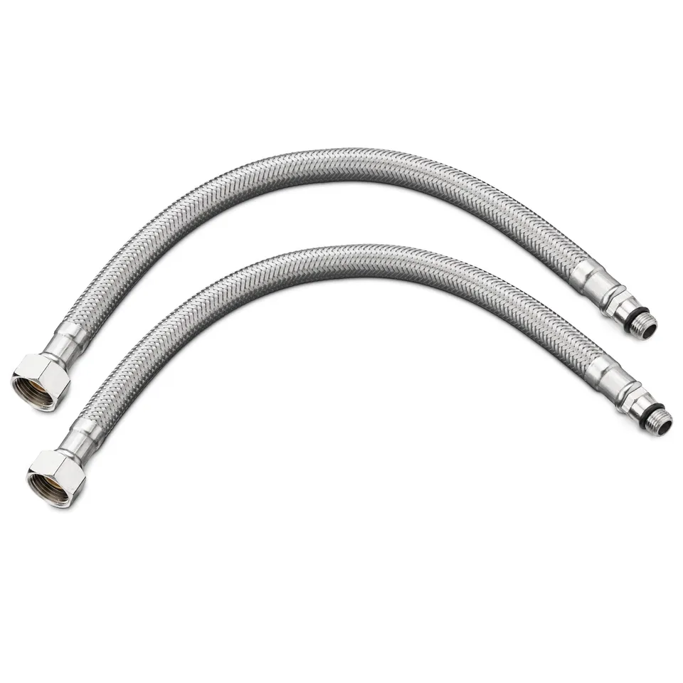 navaris-living-anschlussschlauch-g3-8xm10-30cm-2er-set-edelstahl image 1