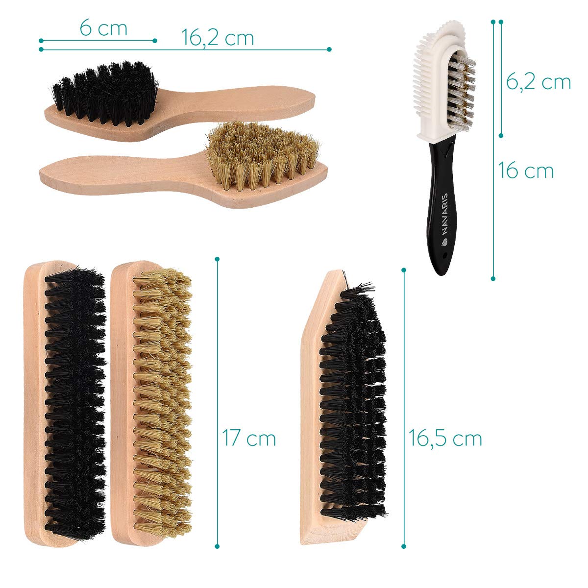 navaris-schuhb-rste-schuhpflege-8er-set-kirschholz-leder image 4