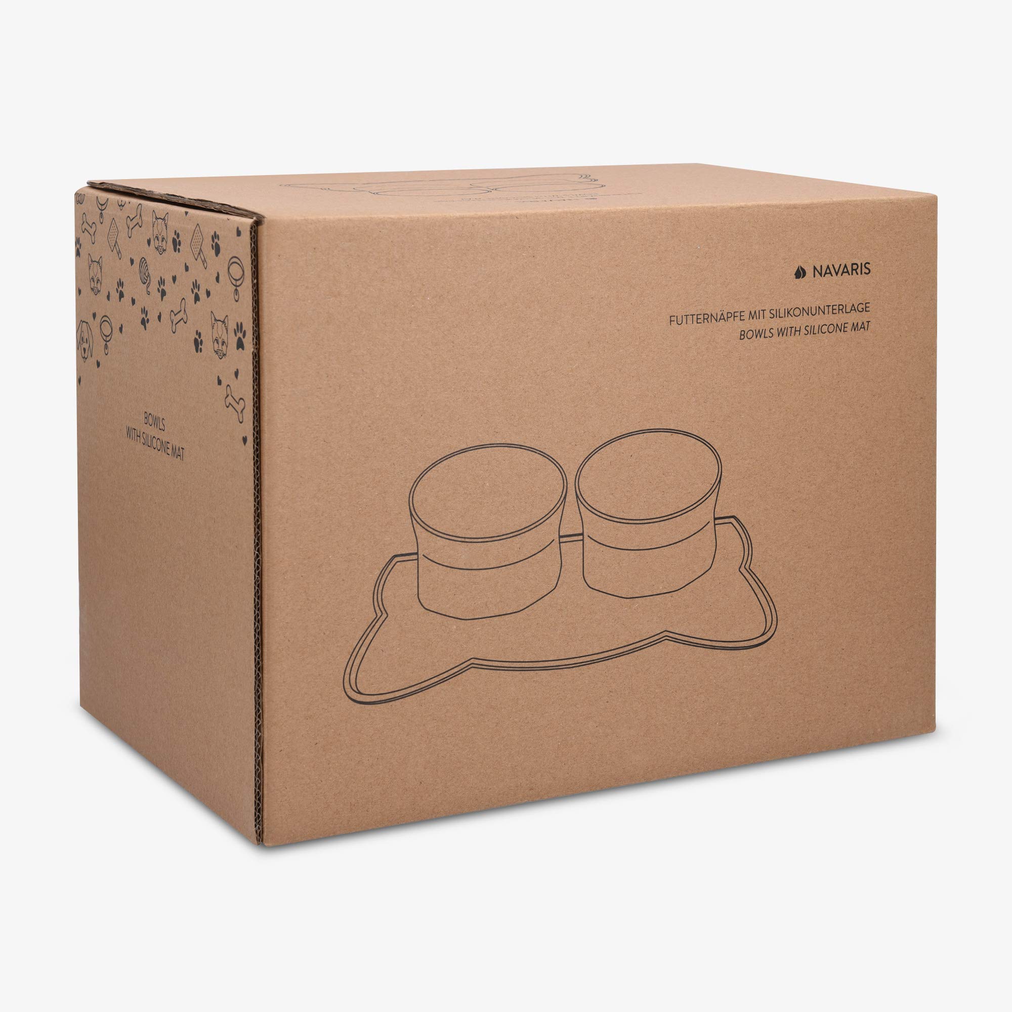 navaris-animals-fressnapf-set-keramik-2x-250ml-mit-matte image 7