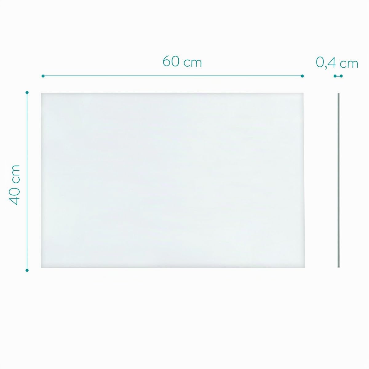 navaris-office-magnettafel-glas-60x40-cm-wei-mit-magnete-stift image 6