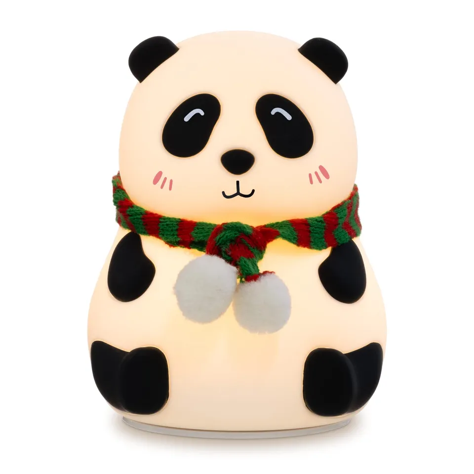 navaris-led-nachtlicht-panda-rgb-silikon-mit-usb-aufladbar image 1