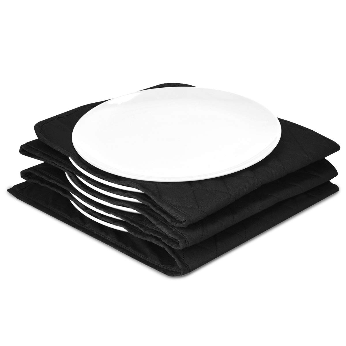 navaris-tellerw-rmer-elektrisch-xxl-schwarz-f-r-10-teller image 1