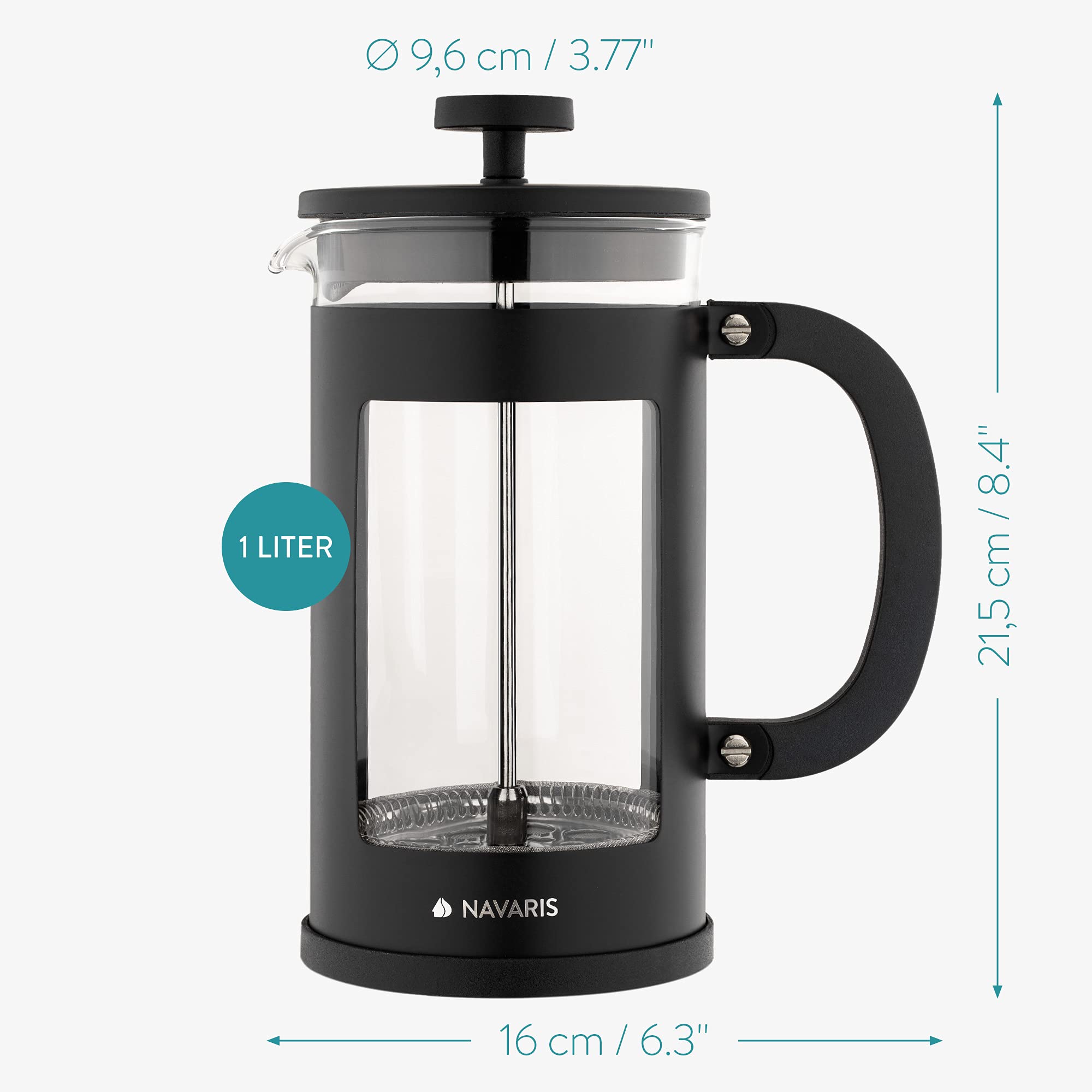 navaris-kitchen-french-press-stempelkanne-1000-ml-1-l image 6