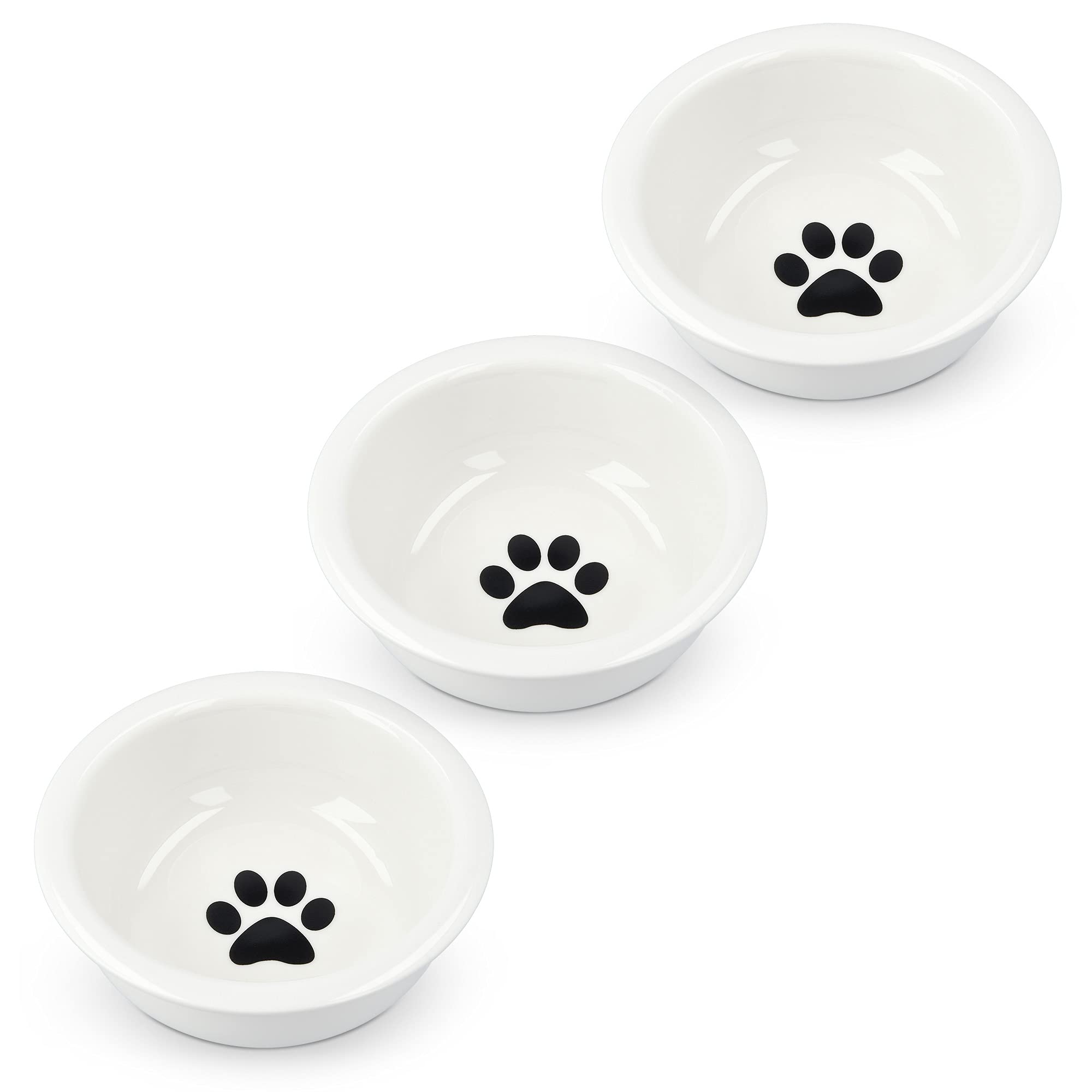 navaris-animals-3er-keramik-futternapf-set-schwarz-wei-320-ml image 5