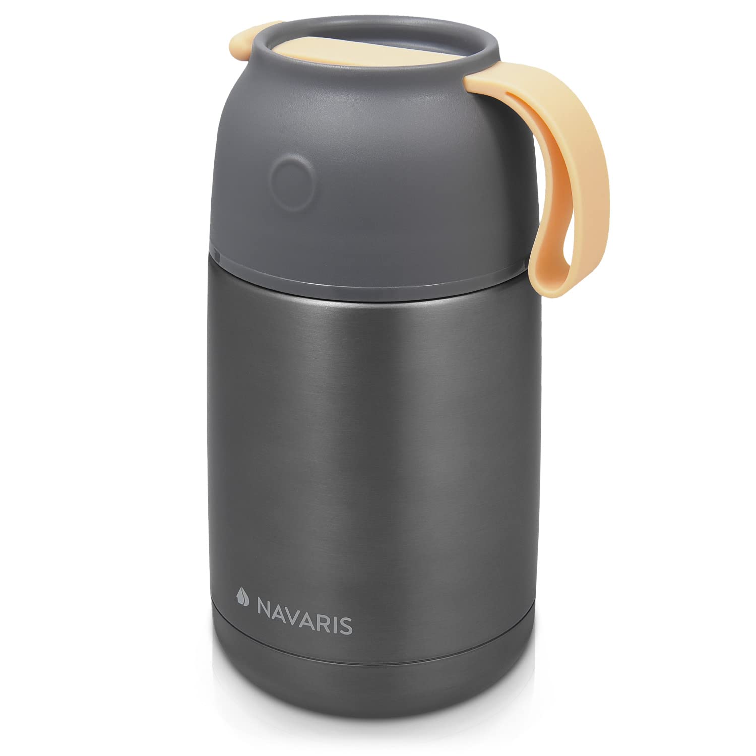 navaris-kitchen-thermobeh-lter-650ml-edelstahl-grau image 7