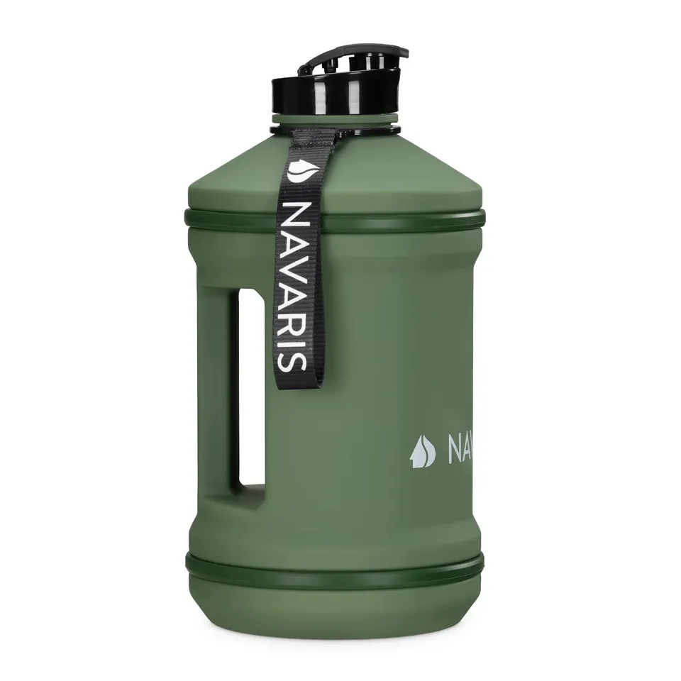 navaris-sport-trinkflasche-2-2l-bpa-frei-mit-halteband image 1