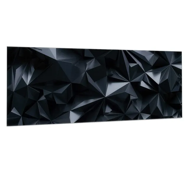 navaris-magnettafel-glas-80x30cm-schwarz-mit-magneten-stift image 1