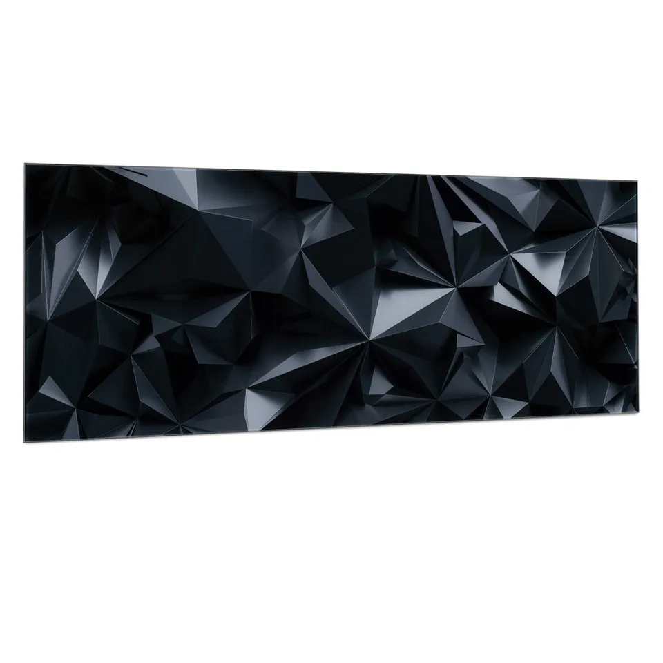 navaris-magnettafel-glas-80x30cm-schwarz-mit-magneten-stift image 1