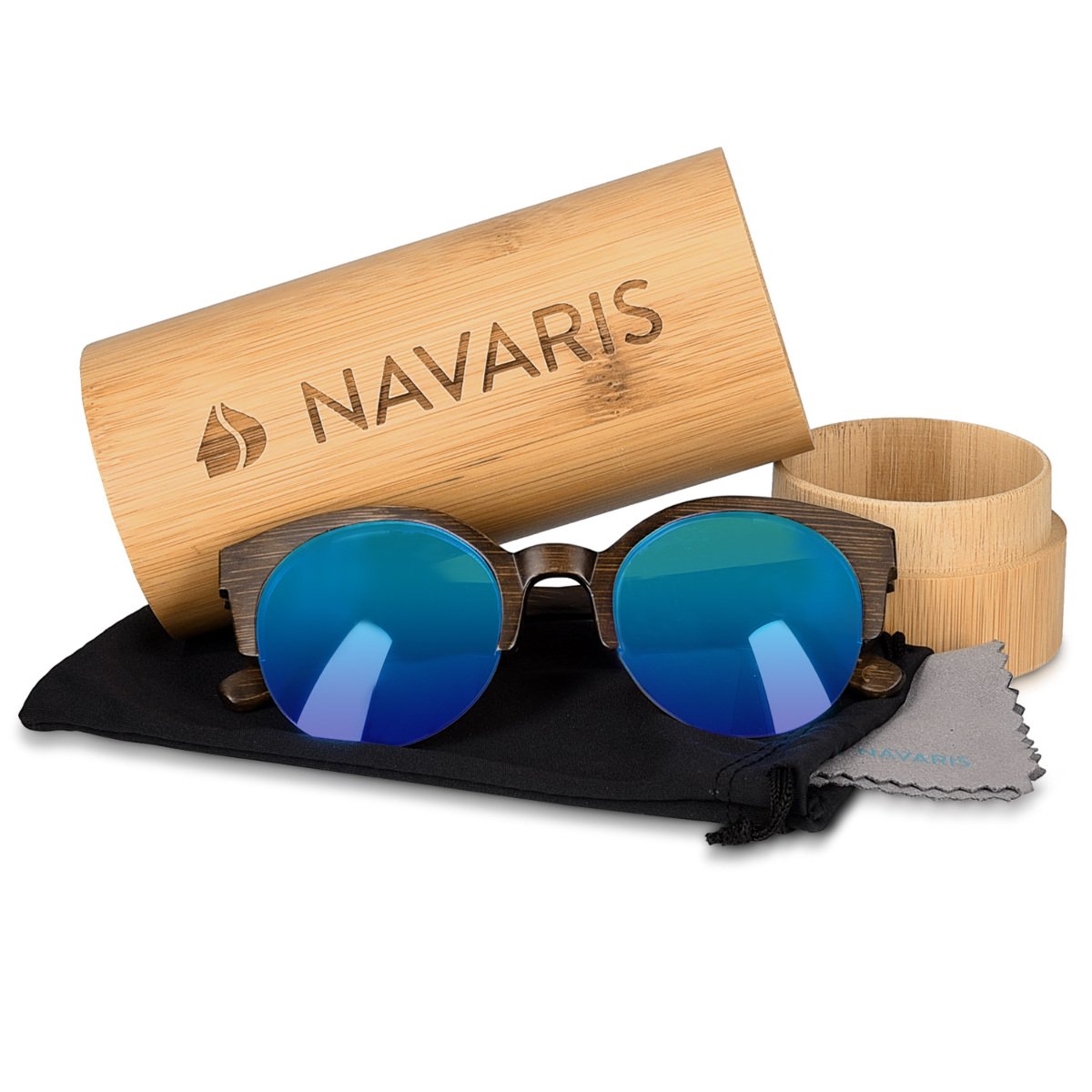 navaris-beauty-sonnenbrille-holz-uv400-unisex-mit-etui image 4