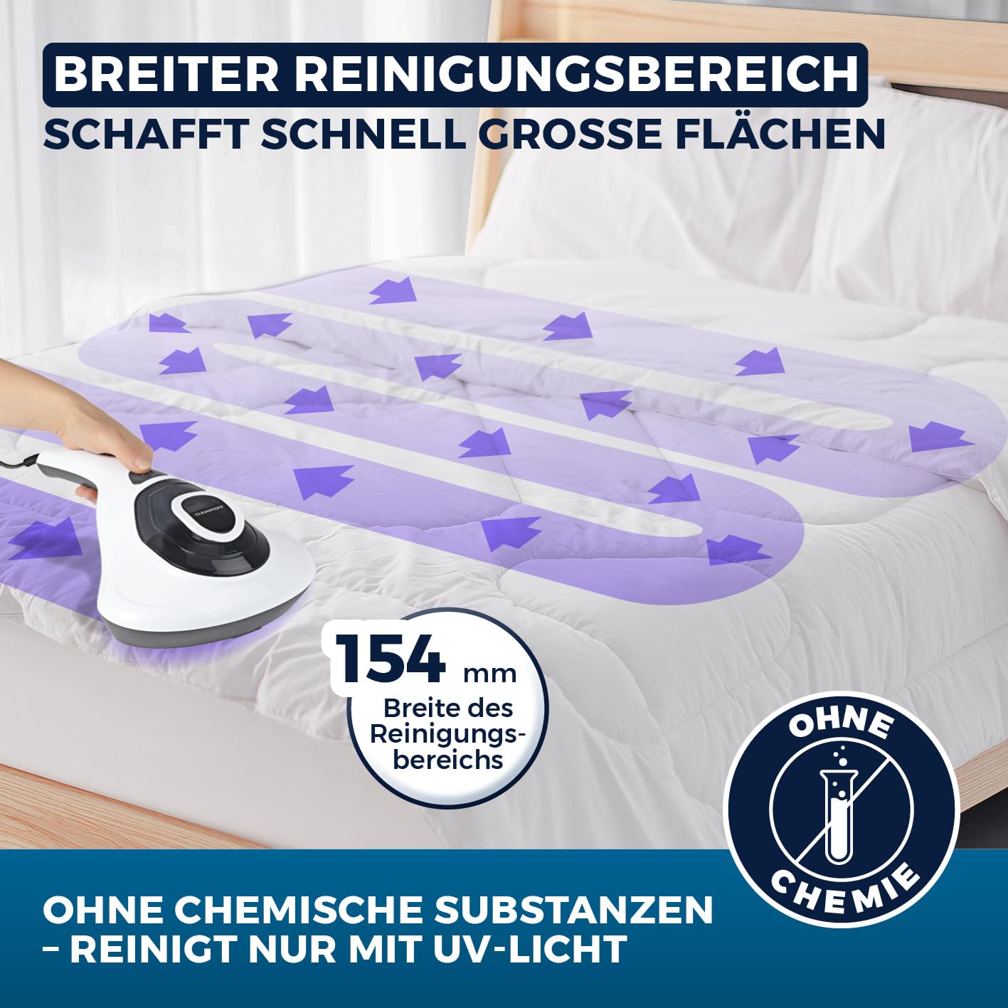 cleanmaxx-milbensauger-uv-c-hepa-matratzenreiniger-300w image 8