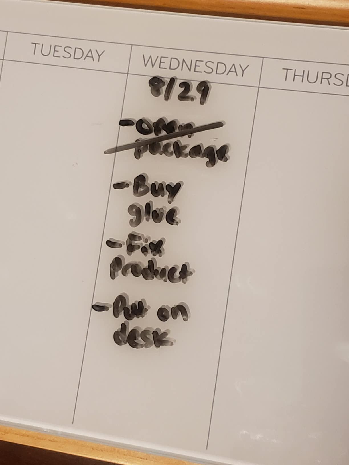 Top für den Schreibtisch