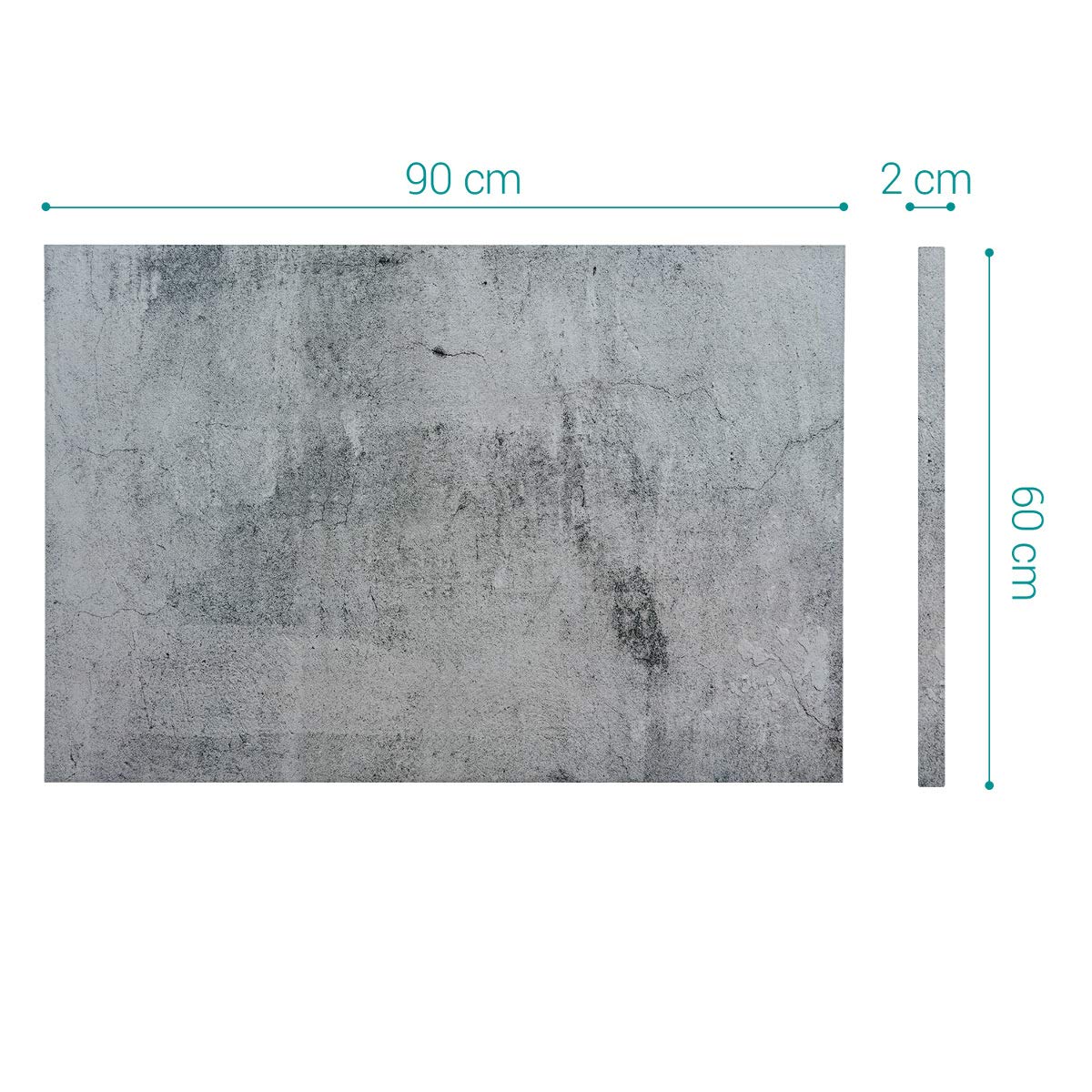 navaris-magnettafel-90x60-sichtbeton-memoboard-beschreibbar image 6