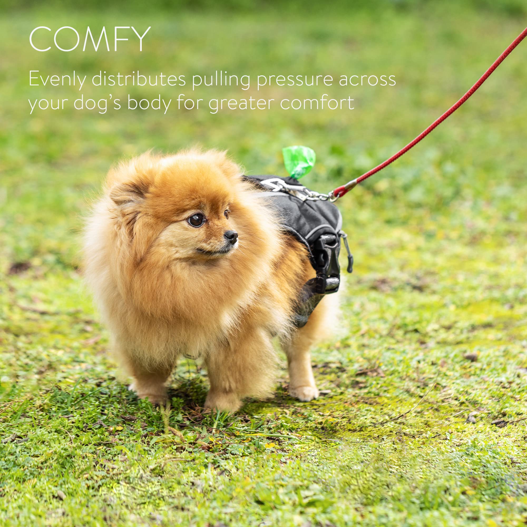 navaris-animals-hundegeschirr-wandern-m-mit-taschen-anti-zug image 5