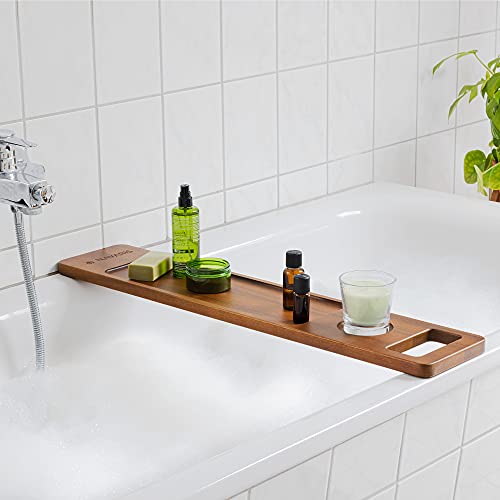 navaris-badewannenablage-walnussholz-dunkelbraun-74-9-cm image 8