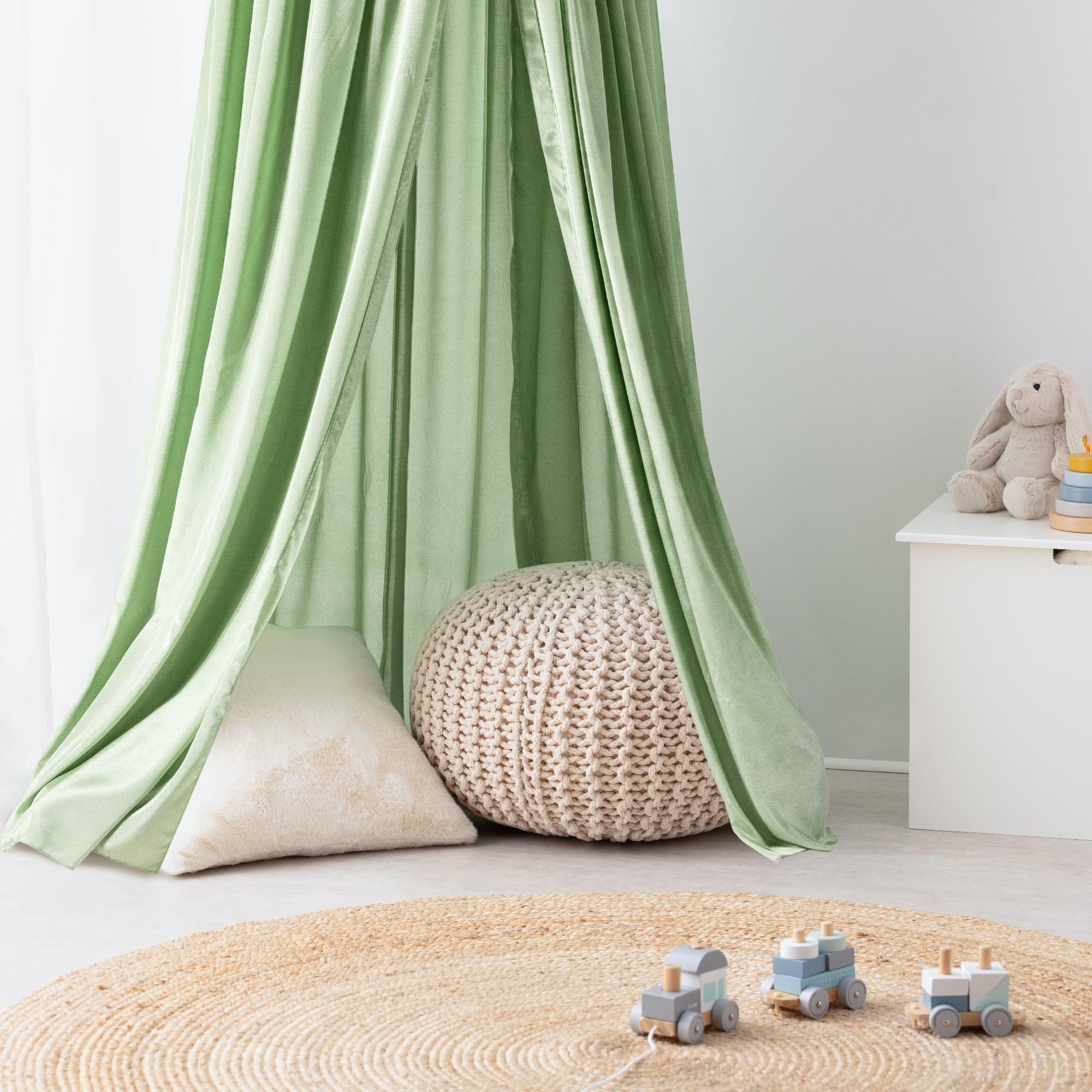 navaris-baldachin-betthimmel-240x50-cm-mintgr-n-m-ckenschutz image 5