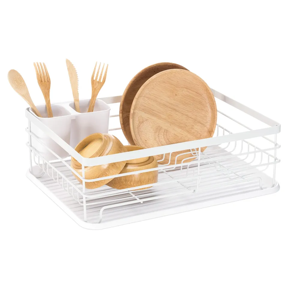 navaris-abtropfgestell-wei-41-5x30-5-cm-geschirrabtropfer-mit-besteckhalter image 1