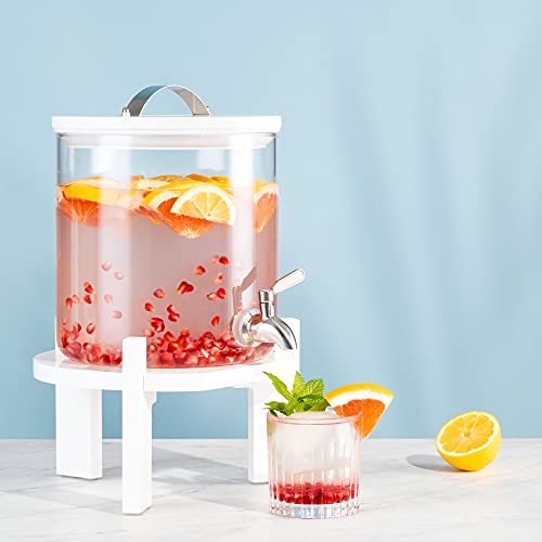 navaris-getr-nkespender-glas-5l-mit-edelstahl-zapfhahn image 8