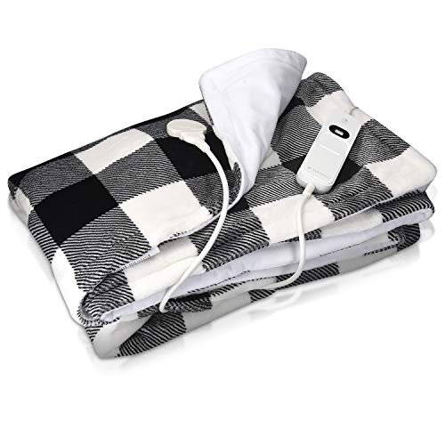 navaris-xxl-heizdecke-180x130-schwarz-wei-waschbar image 8