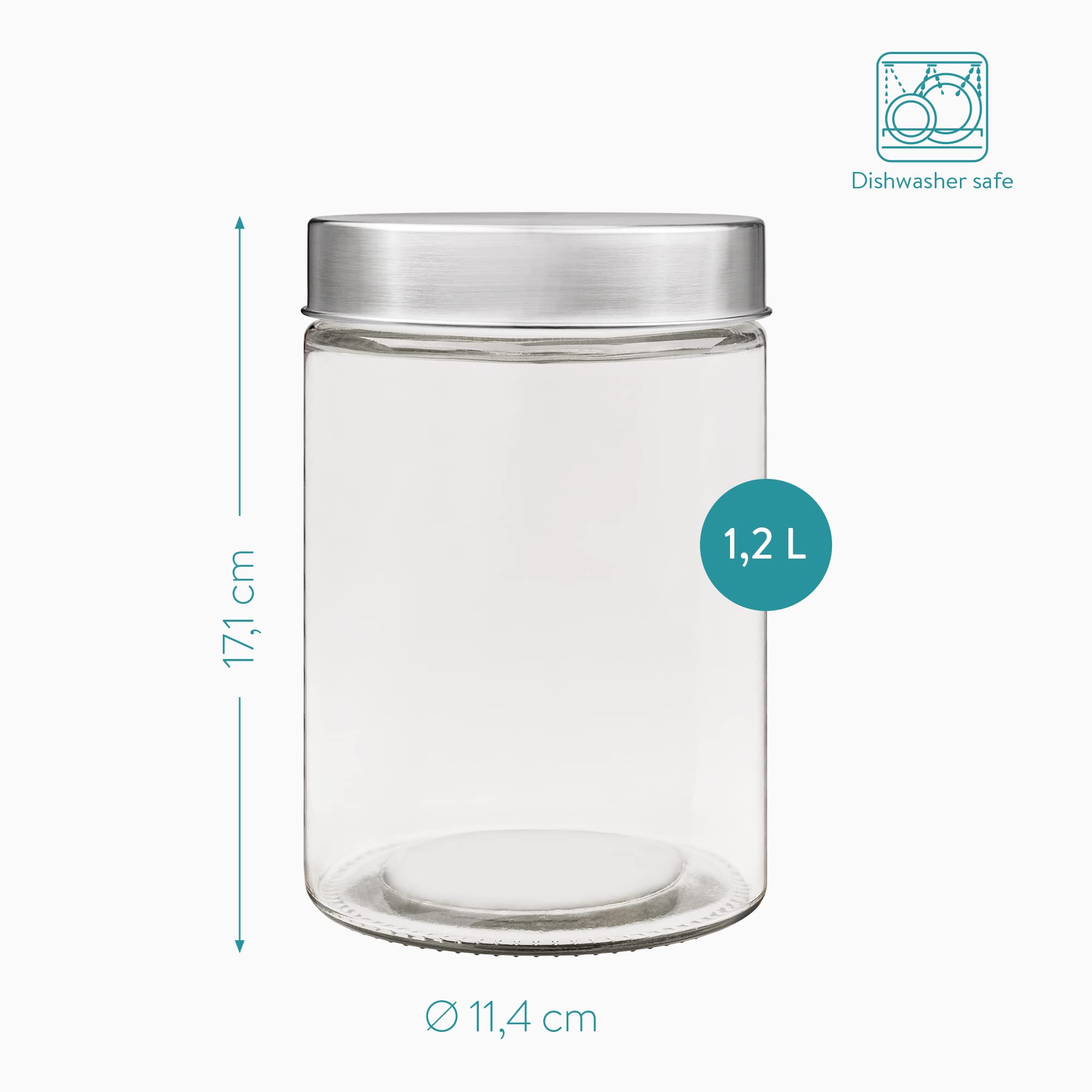 navaris-kitchen-vorratsgl-ser-4x1200ml-edelstahldeckel image 6