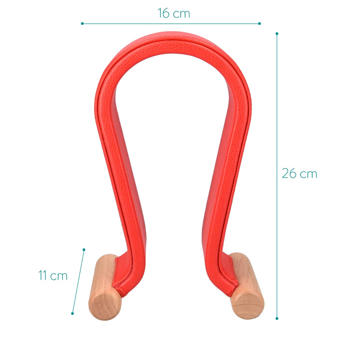 navaris-omega-kopfh-rerst-nder-headset-halter-rot-kunstleder image 4