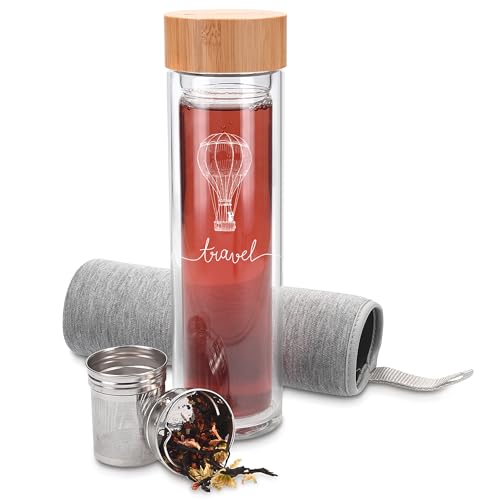 navaris-kitchen-teeflasche-glas-450ml-doppelwandig-mit-sieb image 8