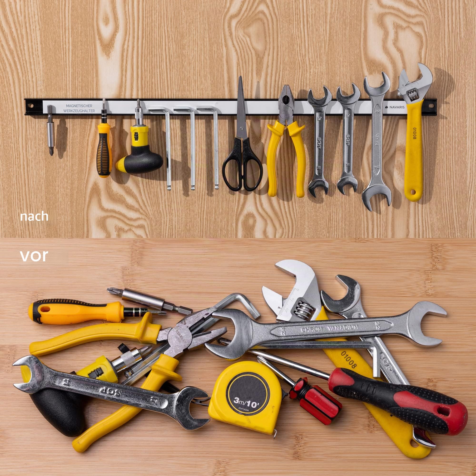 navaris-hardware-3x-magnetleiste-werkzeughalter-60cm-15kg image 2