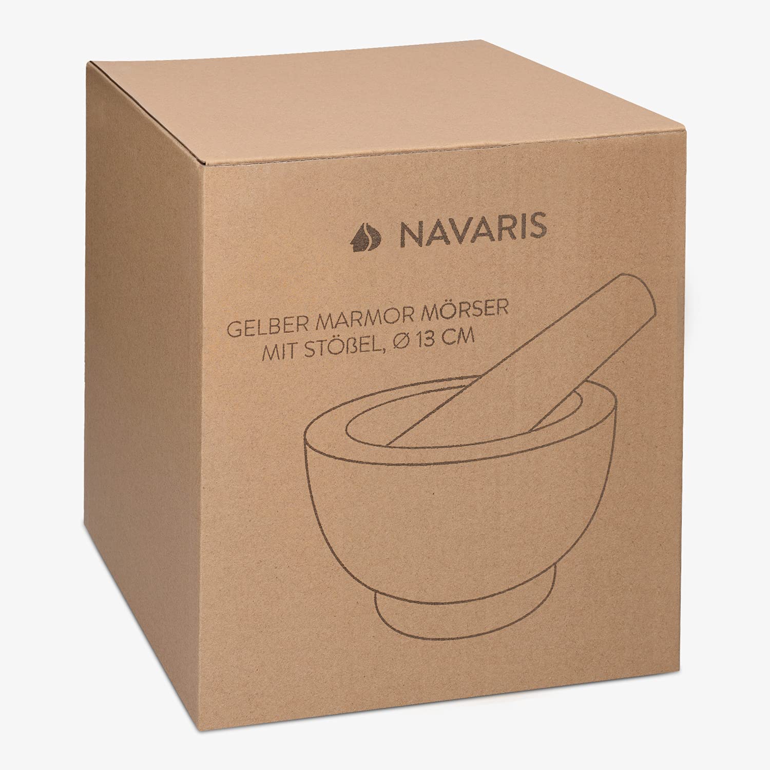 navaris-kitchen-m-rser-mit-st-el-gelber-marmor-13-cm image 7