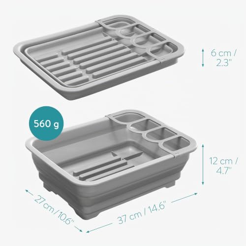 navaris-kitchen-geschirrkorb-abtropfgestell-faltbar-mit-abfluss image 8