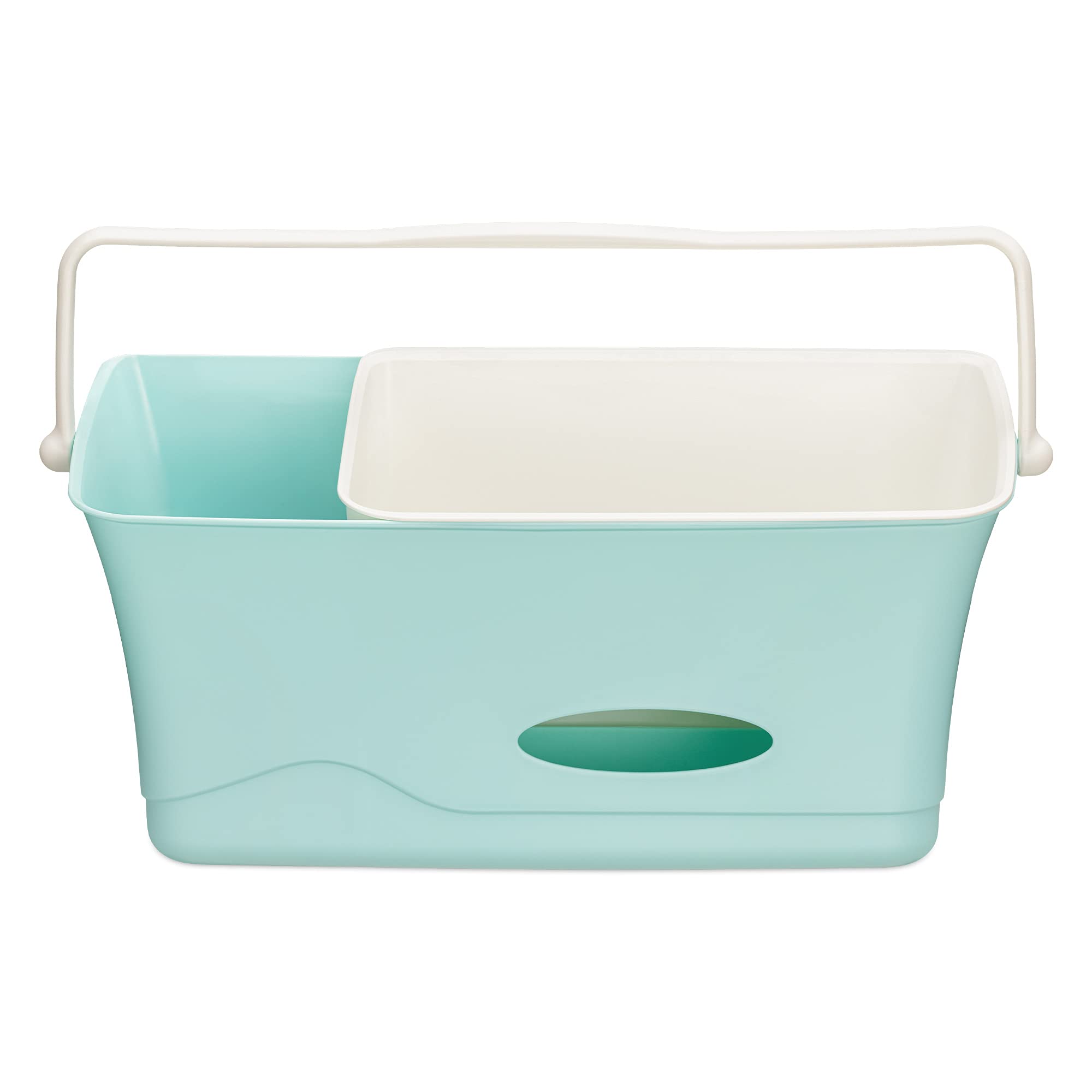 navaris-children-wickeltisch-organizer-mintgr-n-einh-ngbar image 7