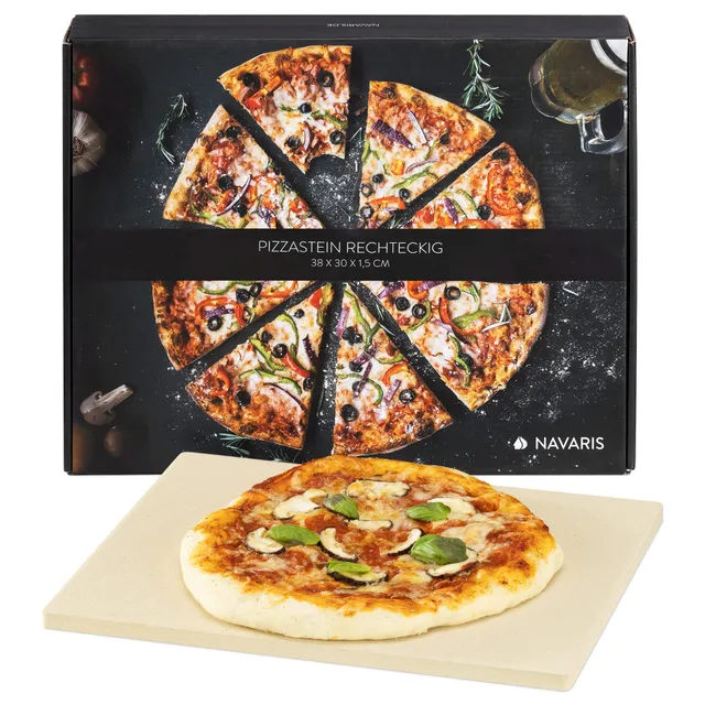 navaris-pizzastein-xl-cordierit-38x30cm-f-r-backofen-grill image 1