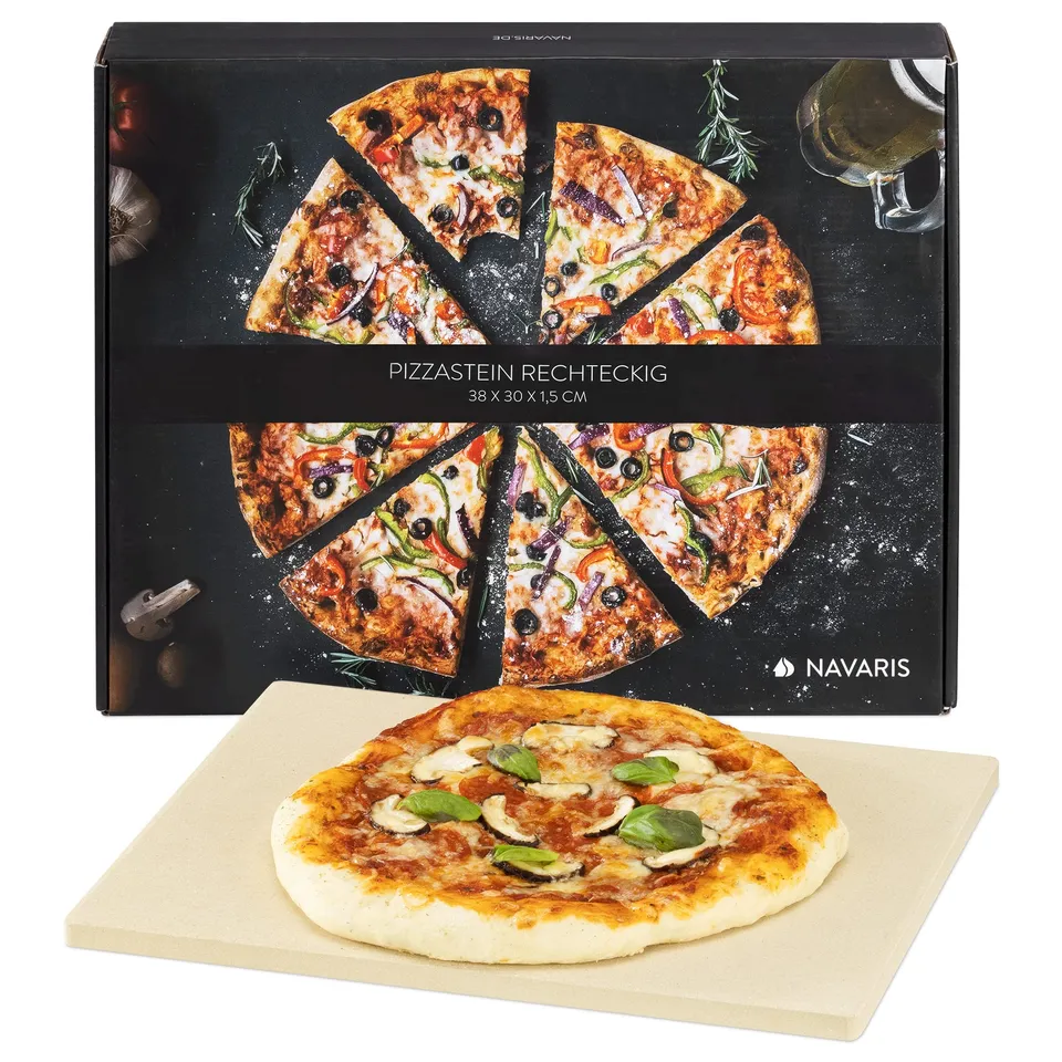 navaris-pizzastein-xl-cordierit-38x30cm-f-r-backofen-grill image 1