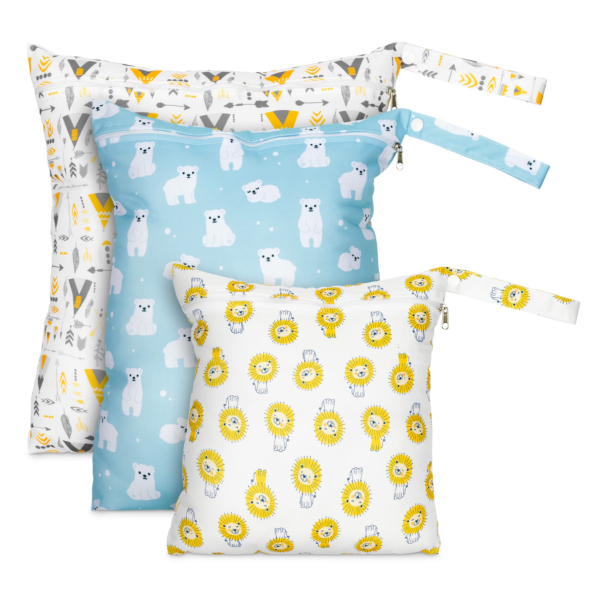 navaris-children-nasstasche-wetbag-3er-set-waschbar image 1