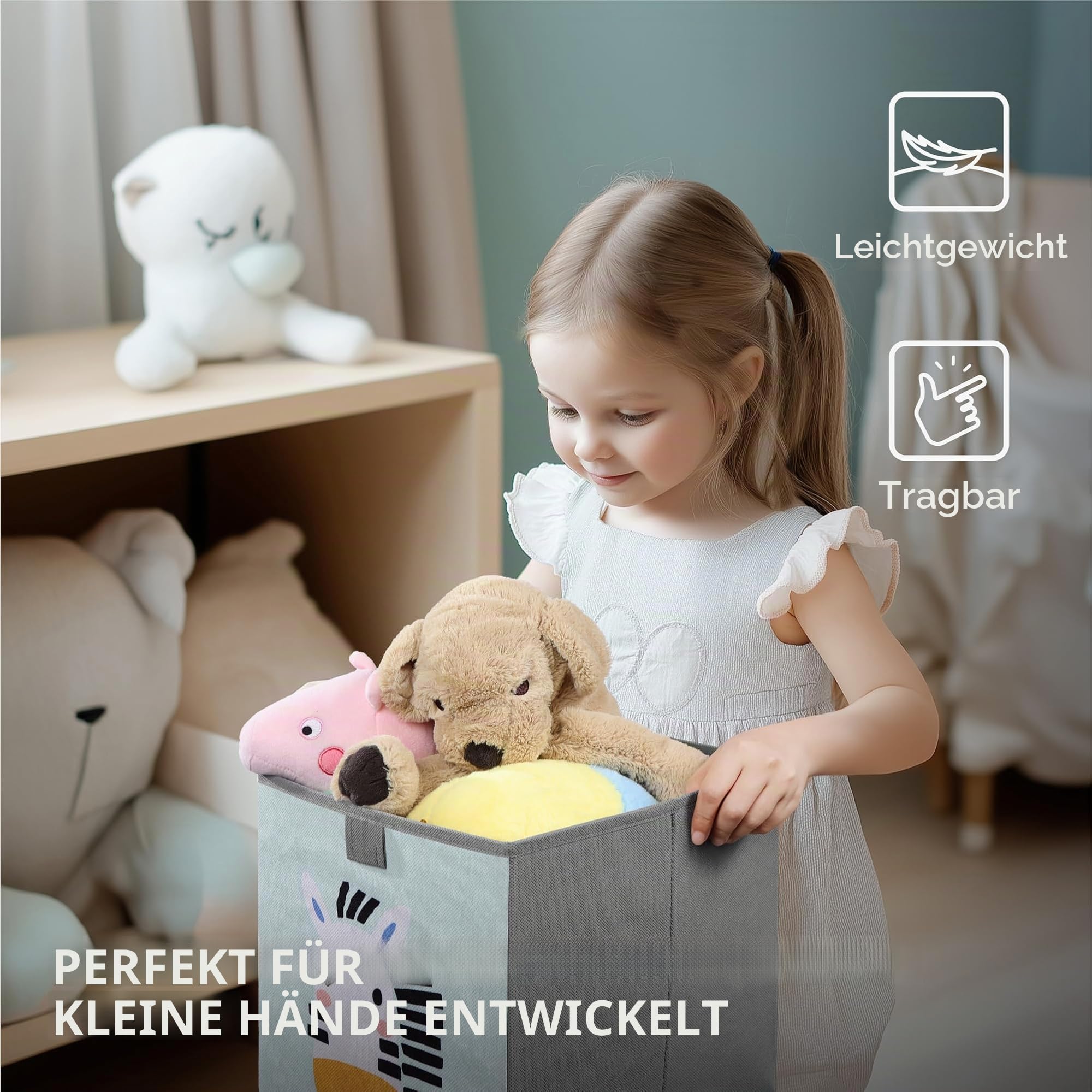 navaris-children-aufbewahrungsbox-28cm-3er-set-tier-motiv-mit-griff image 7