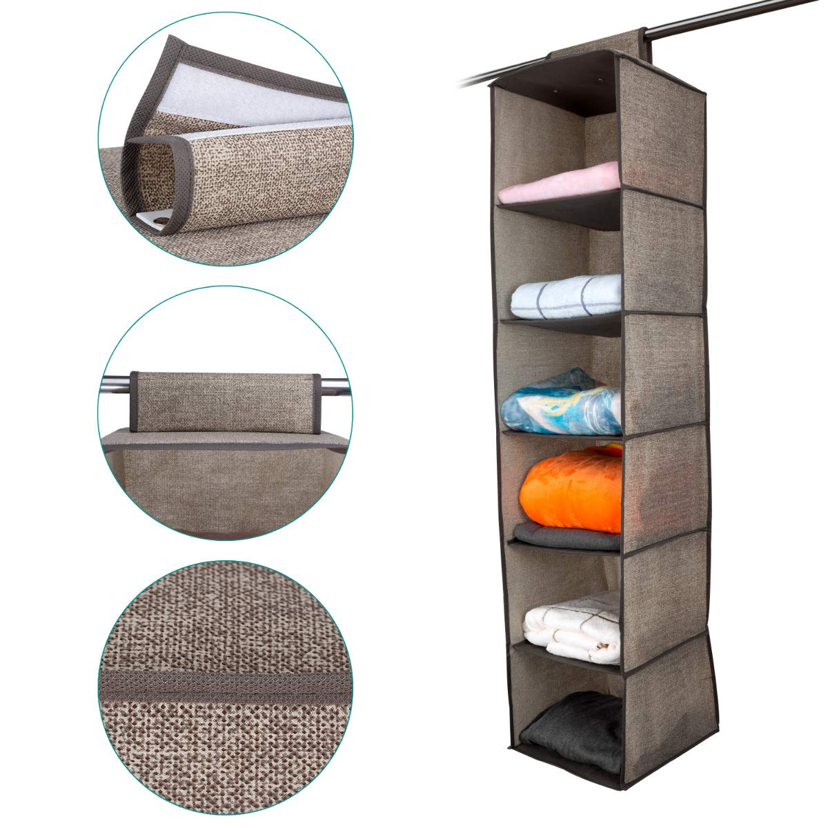 navaris-living-stoffregal-braun-2er-set-6-f-cher-h-ngeaufbewahrung image 4
