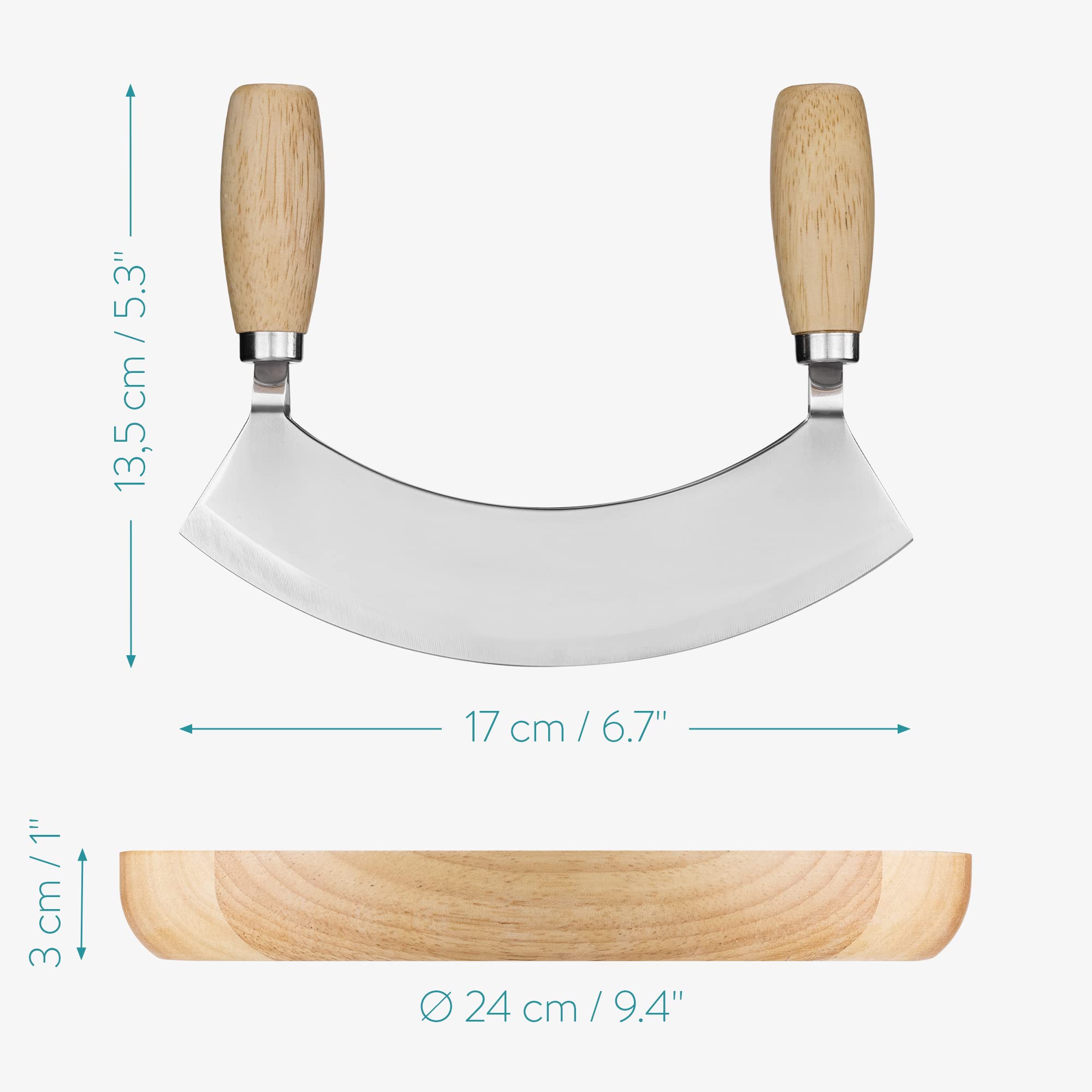 navaris-kitchen-kr-uterbrett-mit-wiegemesser-gummibaumholz image 6