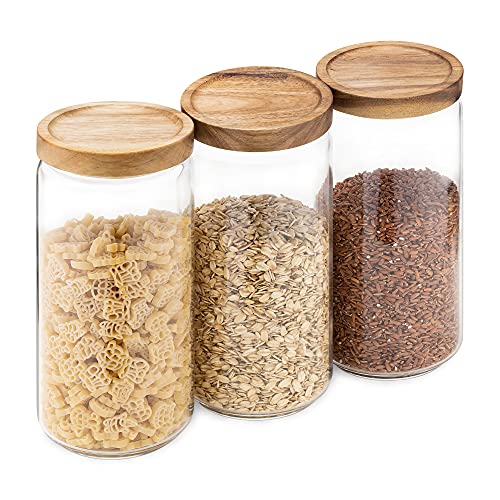 navaris-kitchen-vorratsgl-ser-3x950ml-akaziendeckel-luftdicht image 7