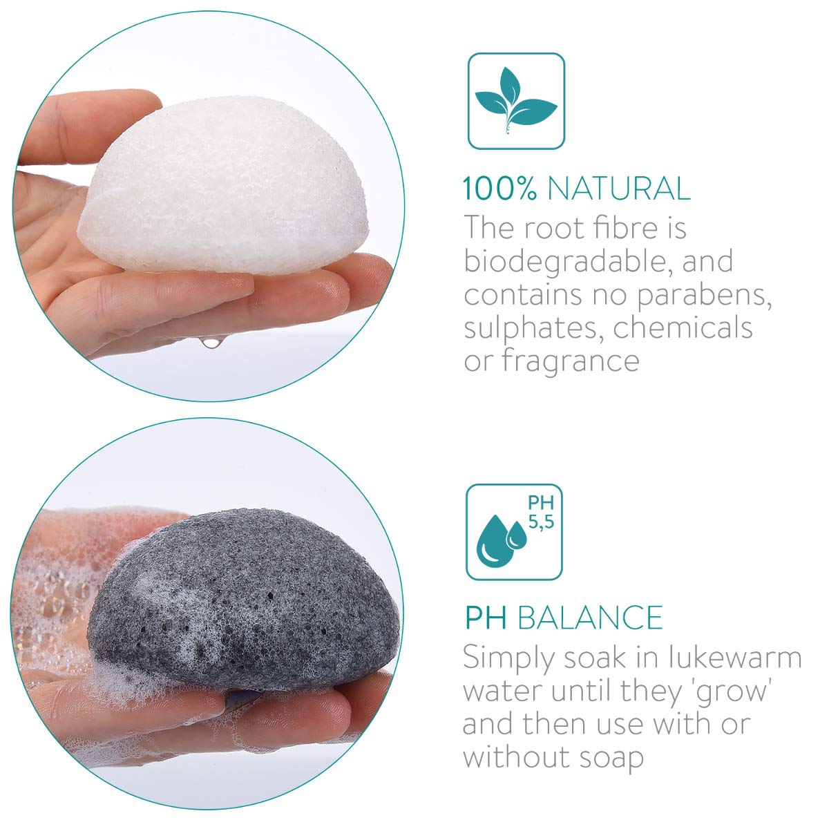 navaris-beauty-konjac-schwamm-gesicht-3-st-ck-vegan-ph-neutral image 3