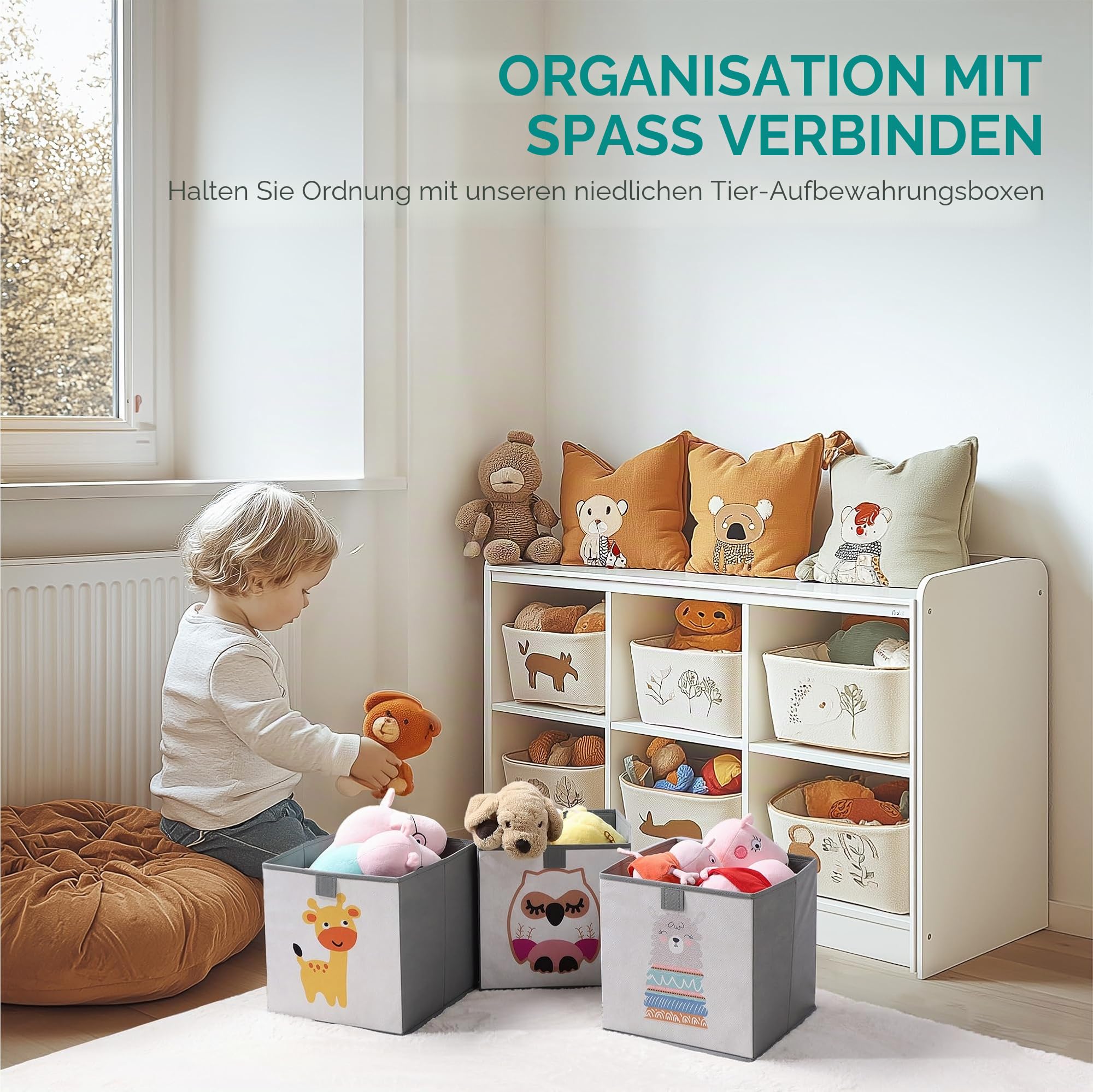 navaris-children-faltbox-28x28x28cm-3er-set-tiermotiv-boxen image 3