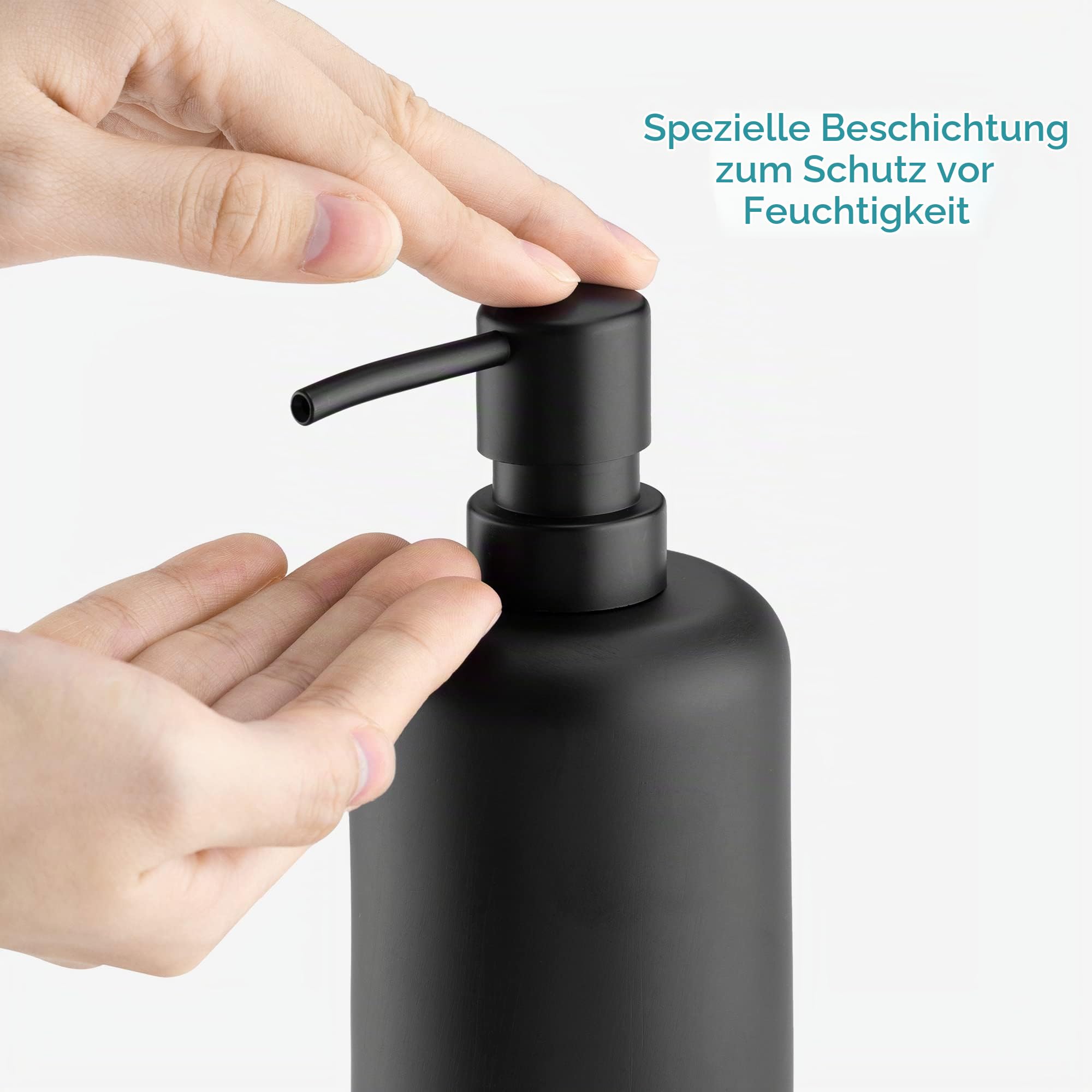 navaris-beauty-badezimmer-set-3-teilig-schwarz-matt-kunstharz image 3