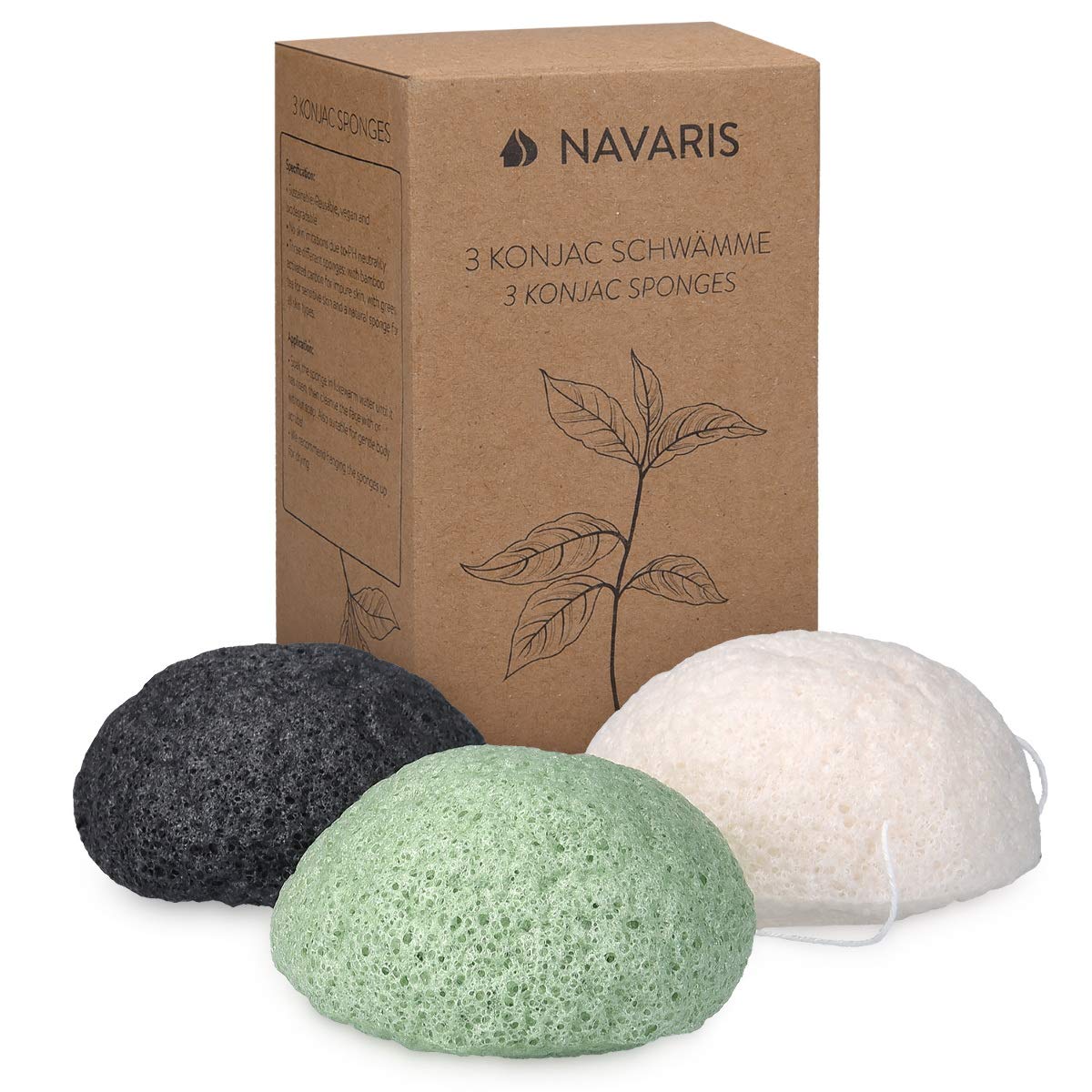 navaris-beauty-konjac-schwamm-gesicht-3-st-ck-vegan-ph-neutral image 5