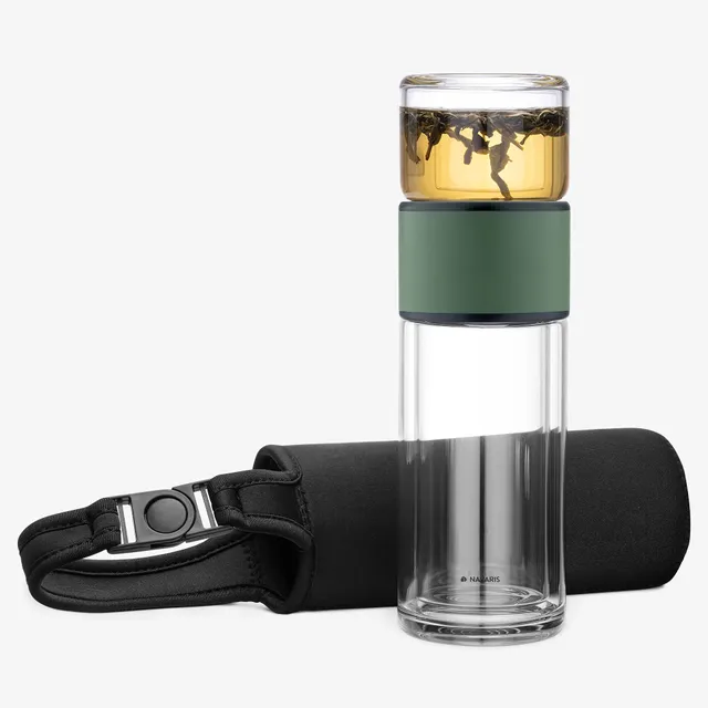 navaris-kitchen-teeflasche-glas-240-ml-teebereiter-mit-sieb image 1
