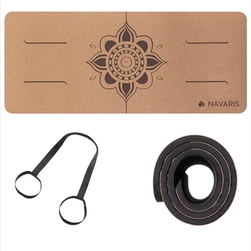 navaris-sport-yoga-kniekissen-kork-matte-linien-60x25cm image 8
