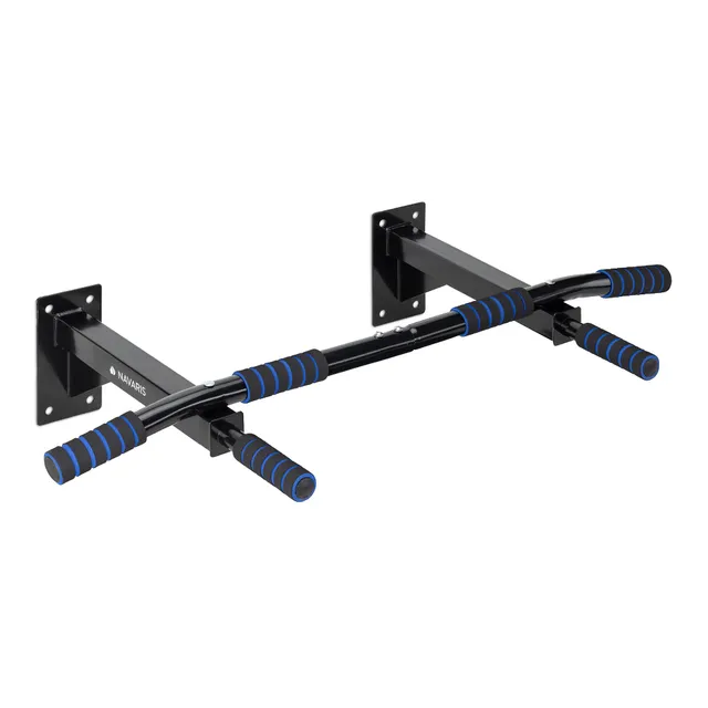 navaris-klimmzugstange-wand-edelstahl-150-kg-schaumstoffgriffe image 1