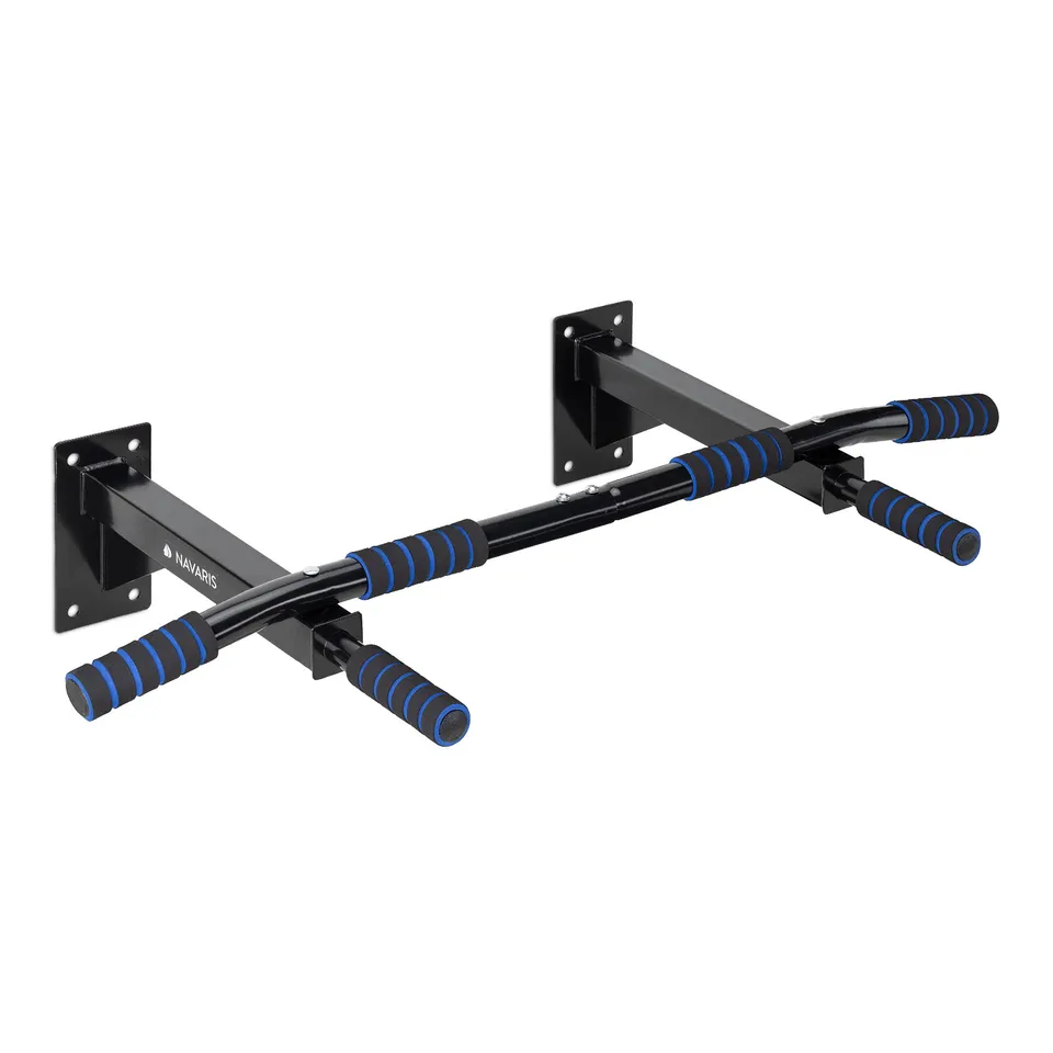 navaris-klimmzugstange-wand-edelstahl-150-kg-schaumstoffgriffe image 1