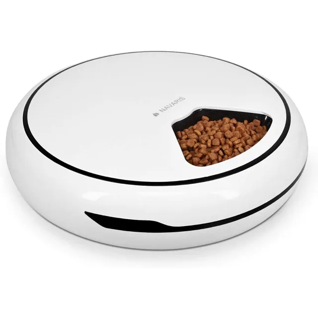 navaris-futterautomat-1-6l-timer-futterspender-katze-hund image 1