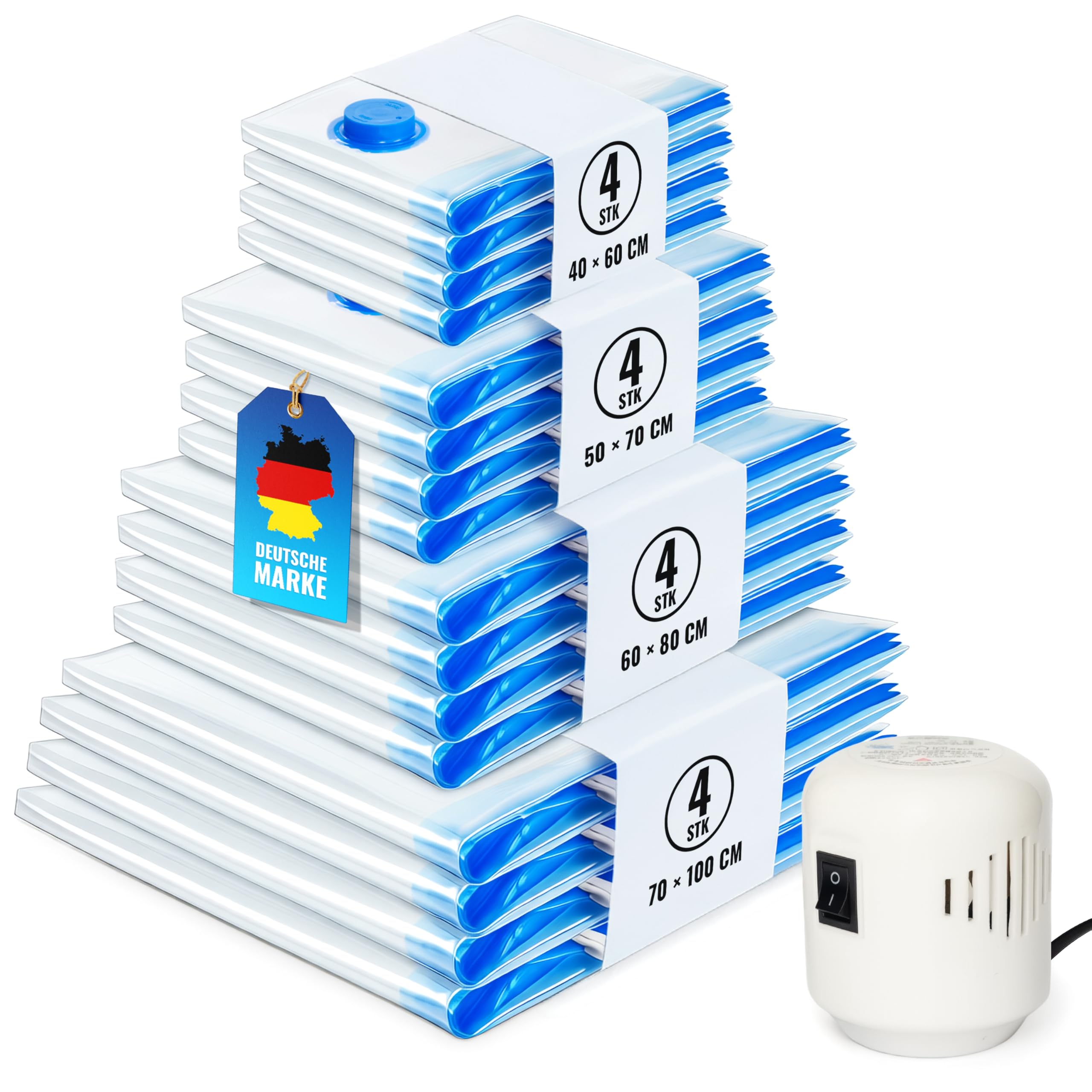 allyson-storage-vakuumbeutel-16er-set-mit-pumpe-platzsparend-dicht image 1