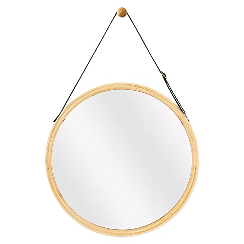 navaris-beauty-wandspiegel-rund-bambus-38-cm-mit-band image 7
